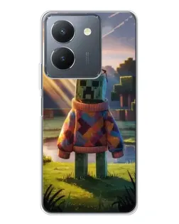 Чехол для Vivo S30 Pro Mini с картинкой «Крипер в свитере»