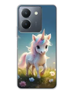 Чехол для Vivo S30 Pro Mini с картинкой «Единорог на поляне» Чехол для Vivo S30 Pro Mini с картинкой «Единорог на поляне»