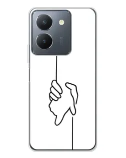 Чехол для Vivo S30 Pro Mini с картинкой «Рука держит» Чехол для Vivo S30 Pro Mini с картинкой «Рука держит»