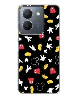 Чехол для Vivo S30 Pro Mini с картинкой «Графический принт лапок»