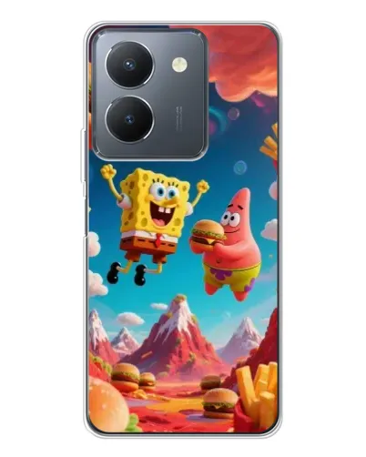 Чехол для Vivo S30 Pro Mini с картинкой «Космический фастфуд»