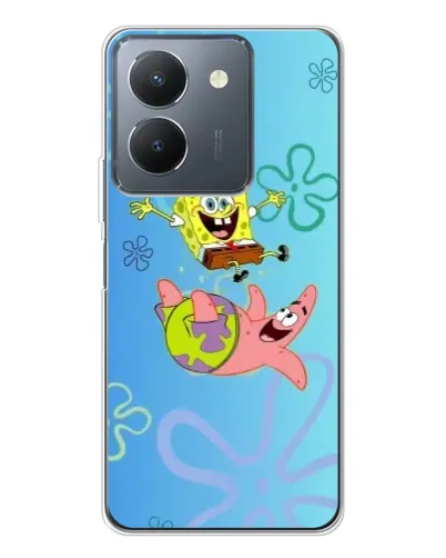 Чехол для Vivo S30 Pro Mini с картинкой «Спанч Боб и Патрик»