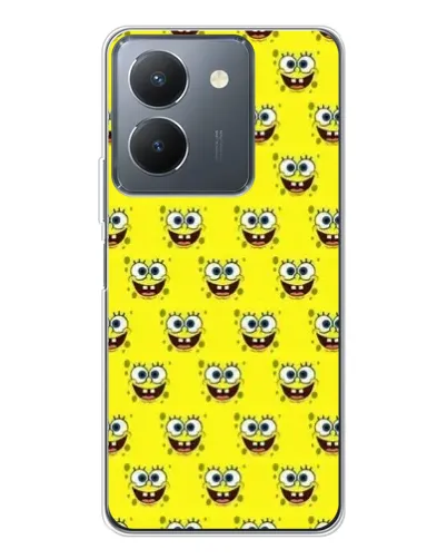 Чехол для Vivo S30 Pro Mini с картинкой «Паттерн Губка Боб»