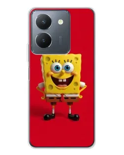 Чехол для Vivo S30 Pro Mini с картинкой «Спанч Боб на красном» Чехол для Vivo S30 Pro Mini с картинкой «Спанч Боб на красном»