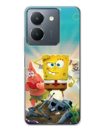 Чехол для Vivo S30 Pro Mini с картинкой «Спанч Боб победитель»
