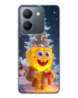 Чехол для Vivo S30 Pro Mini с картинкой «Рождественский Спанч Боб» Чехол для Vivo S30 Pro Mini с картинкой «Рождественский Спанч Боб»