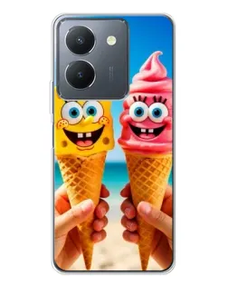 Чехол для Vivo S30 Pro Mini с картинкой «Спанч Боб мороженое» Чехол для Vivo S30 Pro Mini с картинкой «Спанч Боб мороженое»