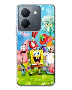 Чехол для Vivo S30 Pro Mini с картинкой «Губка Боб и друзья» Чехол для Vivo S30 Pro Mini с картинкой «Губка Боб и друзья»