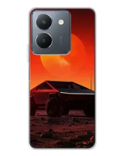 Чехол для Vivo S30 Pro Mini с картинкой «Cybertruck на Марсе» Чехол для Vivo S30 Pro Mini с картинкой «Cybertruck на Марсе»