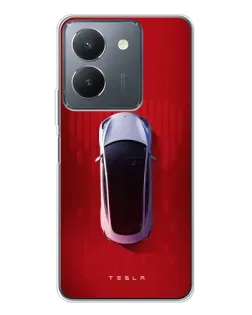 Чехол для Vivo S30 Pro Mini с картинкой «Tesla Top View» Чехол для Vivo S30 Pro Mini с картинкой «Tesla Top View»