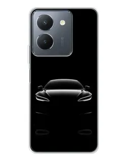 Чехол для Vivo S30 Pro Mini с картинкой «Силуэт Tesla Night» Чехол для Vivo S30 Pro Mini с картинкой «Силуэт Tesla Night»