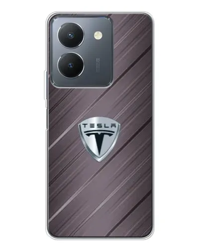 Чехол для Vivo S30 Pro Mini с картинкой «Металлическая текстура Tesla» Чехол для Vivo S30 Pro Mini с картинкой «Металлическая текстура Tesla»