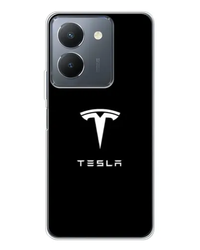 Чехол для Vivo S30 Pro Mini с картинкой «Tesla White Logo» Чехол для Vivo S30 Pro Mini с картинкой «Tesla White Logo»