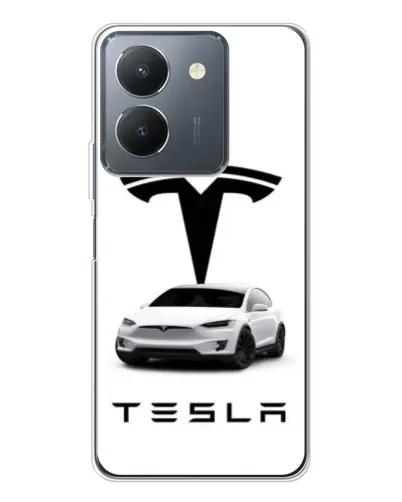 Чехол для Vivo S30 Pro Mini с картинкой «Tesla White Style» Чехол для Vivo S30 Pro Mini с картинкой «Tesla White Style»