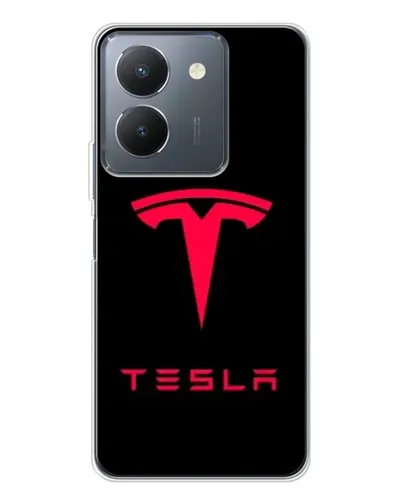 Чехол для Vivo S30 Pro Mini с картинкой «Tesla Red Logo» Чехол для Vivo S30 Pro Mini с картинкой «Tesla Red Logo»