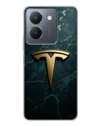 Чехол для Vivo S30 Pro Mini с картинкой «Мраморная Tesla Gold» Чехол для Vivo S30 Pro Mini с картинкой «Мраморная Tesla Gold»