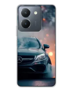 Чехол для Vivo S30 Pro Mini с картинкой «Mercedes — ночной город» Чехол для Vivo S30 Pro Mini с картинкой «Mercedes — ночной город»
