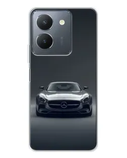 Чехол для Vivo S30 Pro Mini с картинкой «Mercedes на черном»
