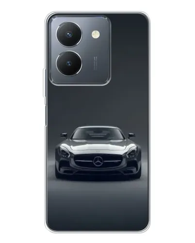 Чехол для Vivo S30 Pro Mini с картинкой «Mercedes на черном» Чехол для Vivo S30 Pro Mini с картинкой «Mercedes на черном»