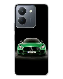 Чехол для Vivo S30 Pro Mini с картинкой «Mercedes — неоновый лого»