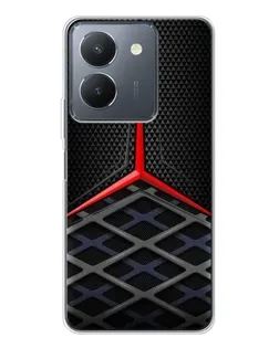 Чехол для Vivo S30 Pro Mini с картинкой «Mercedes Carbon Grid»