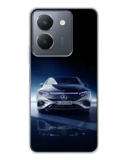 Чехол для Vivo S30 Pro Mini с картинкой «Ночной Mercedes EQ»