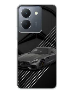 Чехол для Vivo S30 Pro Mini с картинкой «Mercedes AMG — графика»