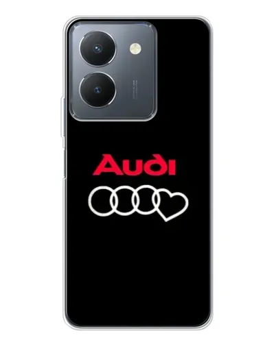 Чехол для Vivo S30 Pro Mini с картинкой «Логотип Audi Heart»