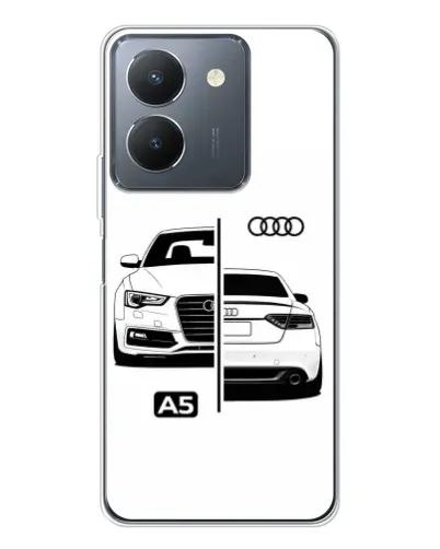 Чехол для Vivo S30 Pro Mini с картинкой «Audi — контрастный дизайн»