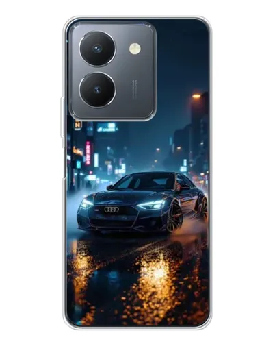 Чехол для Vivo S30 Pro Mini с картинкой «Ночной город и Audi»