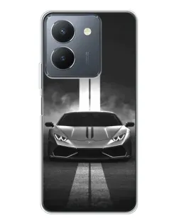 Чехол для Vivo S30 Pro Mini с картинкой «Lamborghini симметрия дорог»
