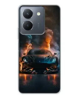 Чехол для Vivo S30 Pro Mini с картинкой «Lamborghini дымная эстетика»