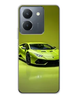 Чехол для Vivo S30 Pro Mini с картинкой «Салатовый Lamborghini Huracan»