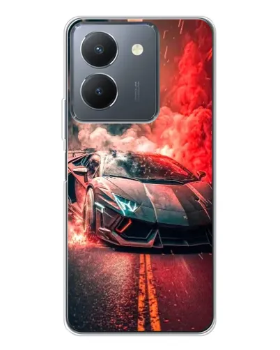 Чехол для Vivo S30 Pro Mini с картинкой «Lamborghini красный дым» Чехол для Vivo S30 Pro Mini с картинкой «Lamborghini красный дым»