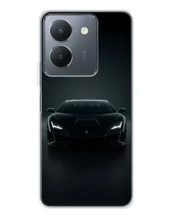 Чехол для Vivo S30 Pro Mini с картинкой «Черный Lamborghini Aventador»