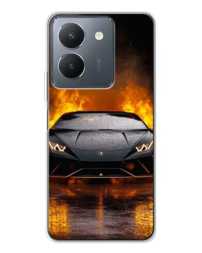 Чехол для Vivo S30 Pro Mini с картинкой «Lamborghini в огне» Чехол для Vivo S30 Pro Mini с картинкой «Lamborghini в огне»