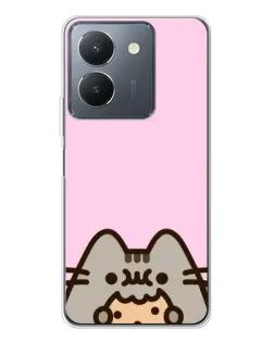 Чехол для Vivo S30 Pro Mini с картинкой «Pusheen и печенье» Чехол для Vivo S30 Pro Mini с картинкой «Pusheen и печенье»