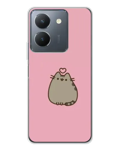 Чехол для Vivo S30 Pro Mini с картинкой «Pusheen сердце» Чехол для Vivo S30 Pro Mini с картинкой «Pusheen сердце»
