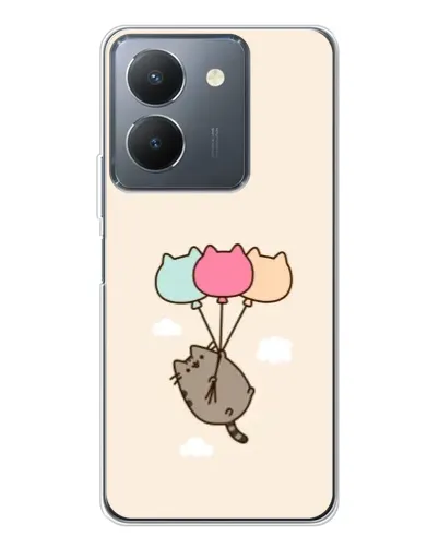 Чехол для Vivo S30 Pro Mini с картинкой «Пушин на шариках» Чехол для Vivo S30 Pro Mini с картинкой «Пушин на шариках»