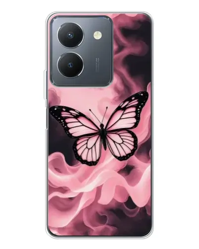 Чехол для Vivo S30 Pro Mini с картинкой «Бабочка в дыму» Чехол для Vivo S30 Pro Mini с картинкой «Бабочка в дыму»