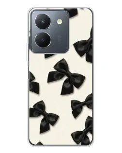 Чехол для Vivo S30 Pro Mini с картинкой «Черные бантики»