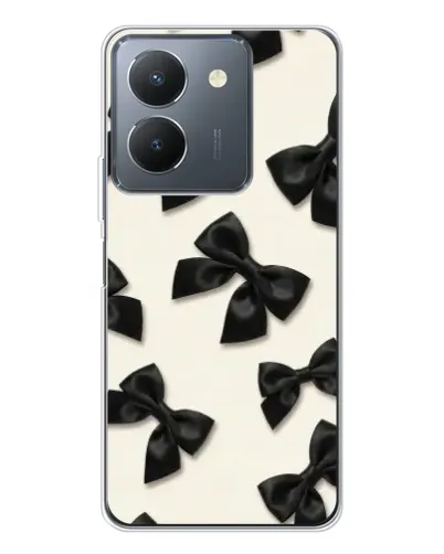 Чехол для Vivo S30 Pro Mini с картинкой «Черные бантики» Чехол для Vivo S30 Pro Mini с картинкой «Черные бантики»