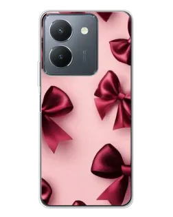Чехол для Vivo S30 Pro Mini с картинкой «Бордовый атлас»