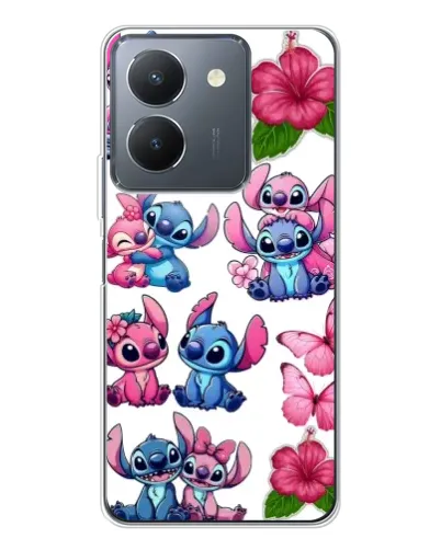 Чехол для Vivo S30 Pro Mini с картинкой «Стикеры Stitch и Angel» Чехол для Vivo S30 Pro Mini с картинкой «Стикеры Stitch и Angel»
