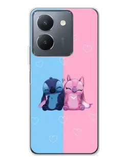 Чехол для Vivo S30 Pro Mini с картинкой «Stitch и Angel Love» Чехол для Vivo S30 Pro Mini с картинкой «Stitch и Angel Love»