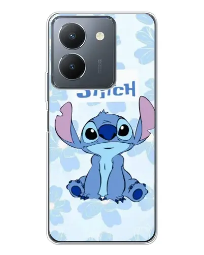 Чехол для Vivo S30 Pro Mini с картинкой «Stitch среди цветов» Чехол для Vivo S30 Pro Mini с картинкой «Stitch среди цветов»