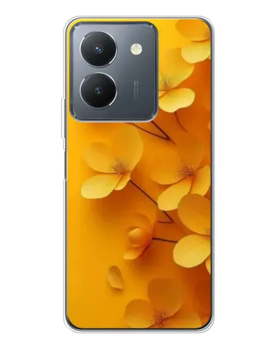 Чехол для Vivo S30 Pro Mini с картинкой «Золотые лепестки»
