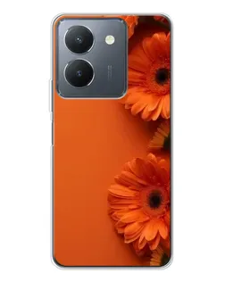 Чехол для Vivo S30 Pro Mini с картинкой «Оранжевые герберы»