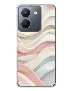 Чехол для Vivo S30 Pro Mini с картинкой «Пастельные нежные волны»