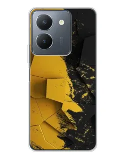 Чехол для Vivo S30 Pro Mini с картинкой «Золотые осколки геометрии»